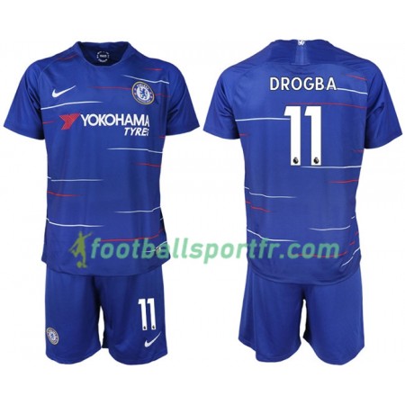 Tenue Chelsea DROGBA 11 Enfant Domicile 2018-2019 Maillot de Foot